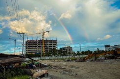 The once open green fields have been raised to the ground to build more condominiums. What's at the end of this rainbow? January 2016